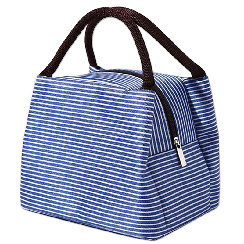 

Foldable Insulated Lunch Bag for Work Thermal Food Tote Keeps Warm And Cold Waterproof Reusable Cooler Bag Fabric Easy Clean