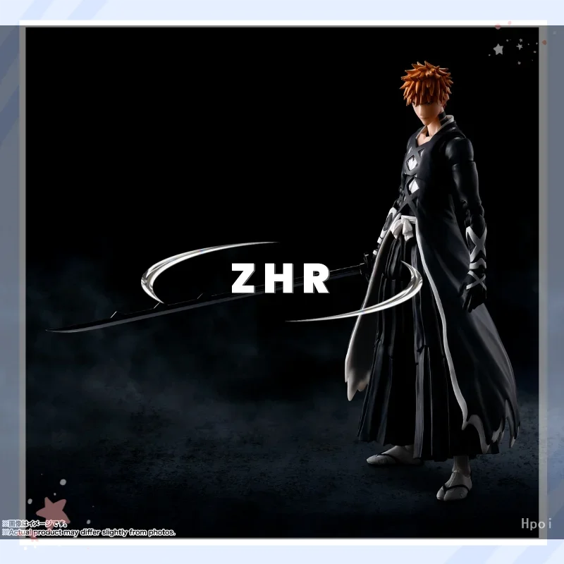 In Stock BANDAI S.H.Figuarts SHF Bleach Ichigo Kenpachi Byakuya Toshiro Renji Animation Model Action Figure Toy Collection Gift