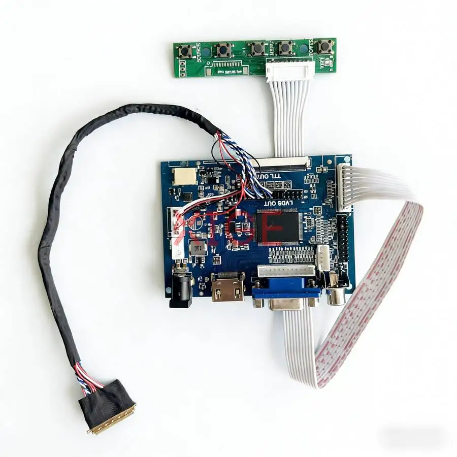 

For CLAA156WA11A CLAA156WA15A CLAA156WB11A CLAA156WB13A Drive Board Kit 1366*768 Laptop Screen LVDS-40 Pin AV+HDMI+VGA 1366x768