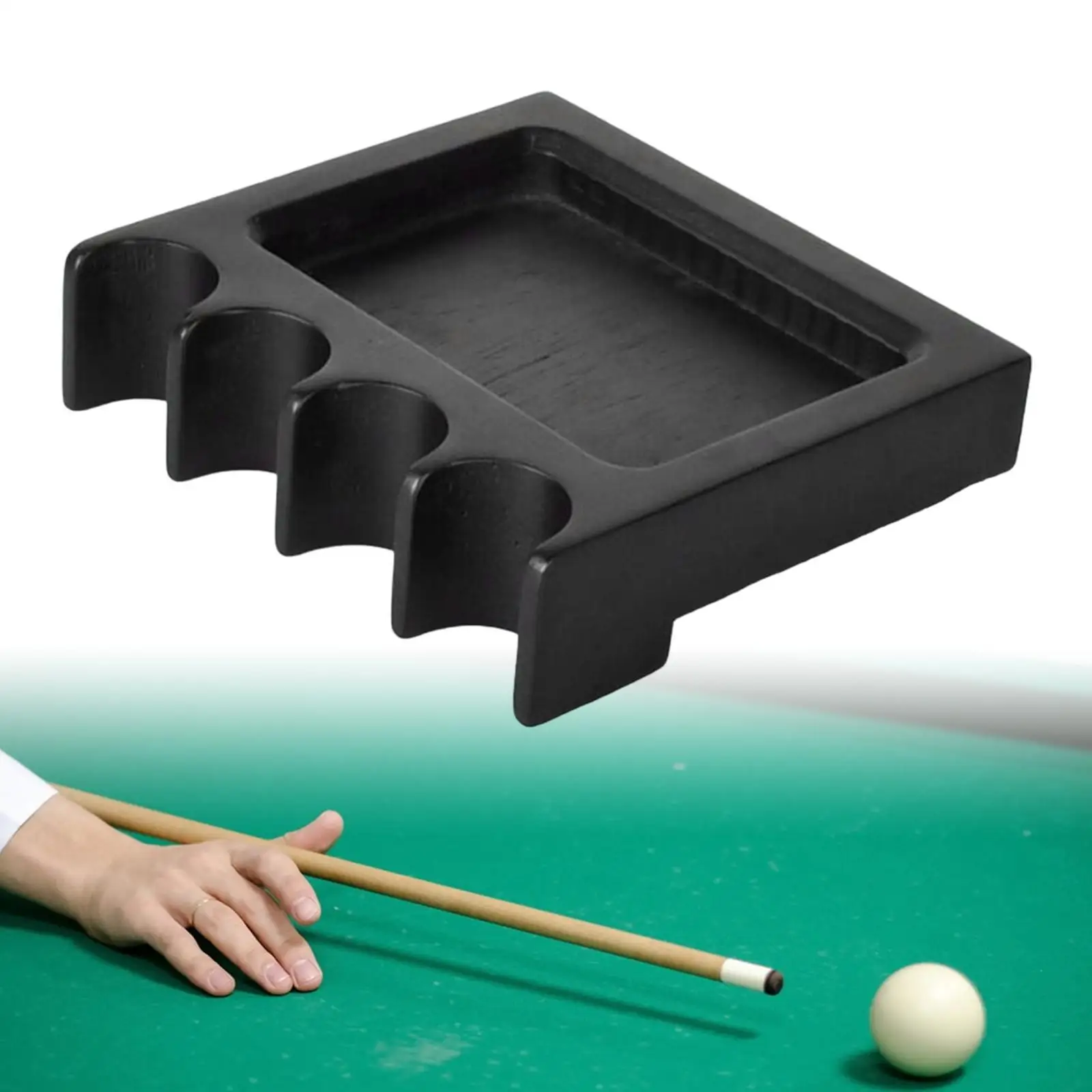 Pool Cue Holder for Table Portable Nonslip Against Table Cue Stick Claw Rack