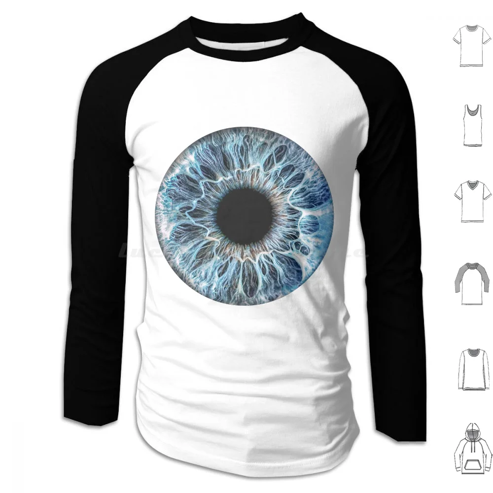 Blue Iris Eye Hoodi…