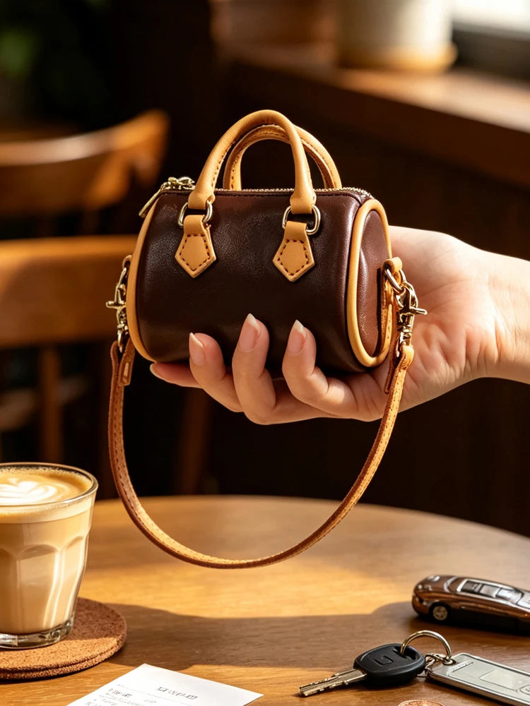 pillow-head-layer-tanned-leather-coin-purse-handmade-genuine-leather-handbag-earphone-storage-small-hanging-bag