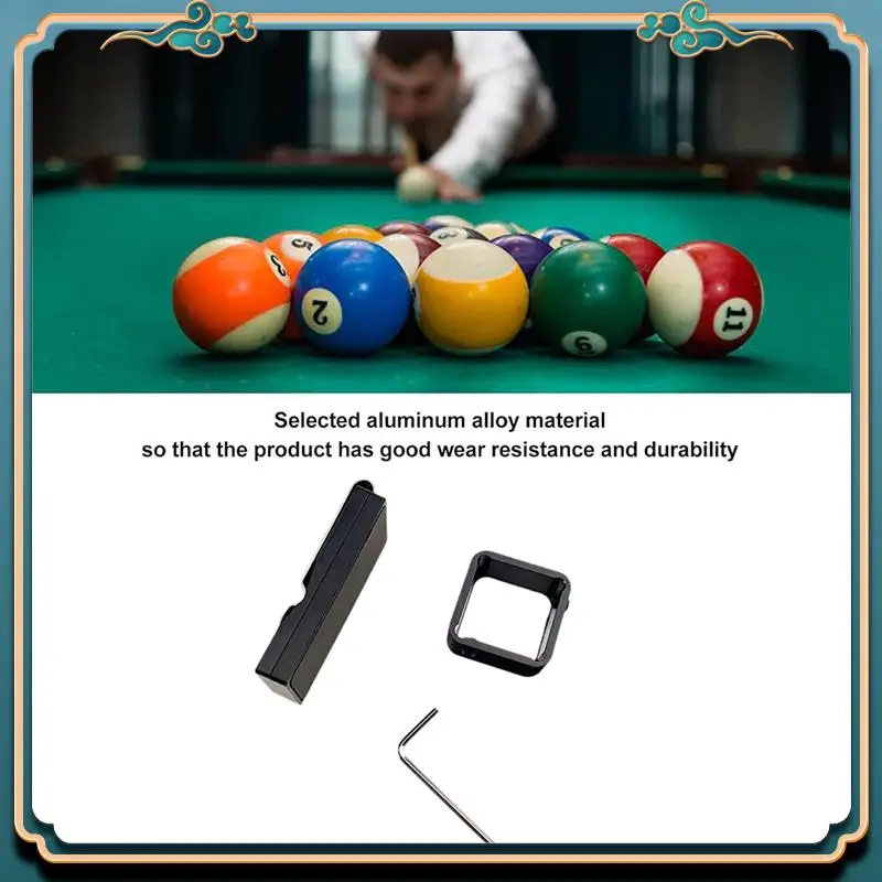 Billiard Chalk Holder Aluminum Alloy Billiard Chalk Holder Set With Strong Magnetic Adsorption Highly Recommended