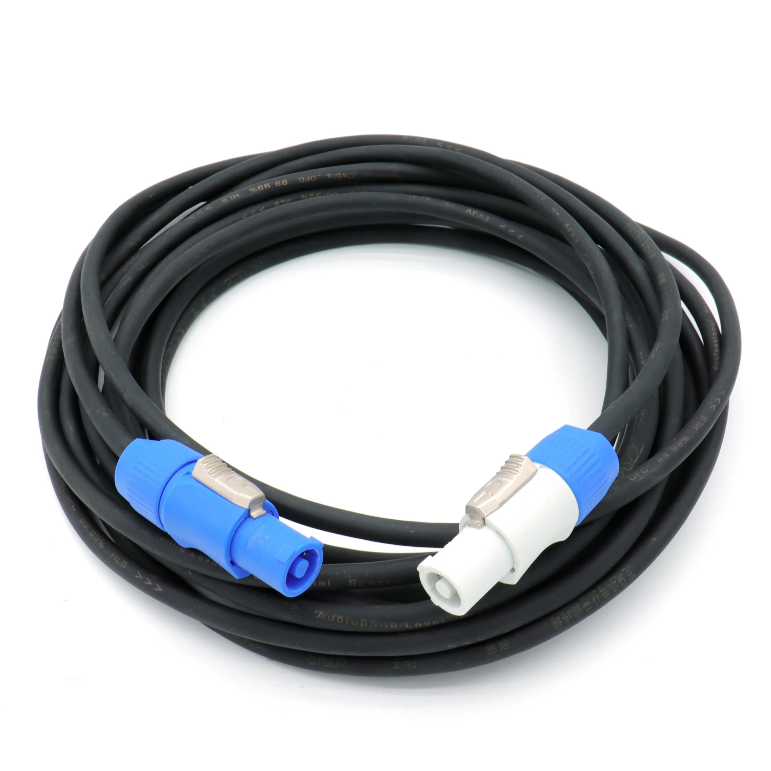 PowerCon Extension Cable, 3-Pin AC PowerCon Input to Output Power Cord for Stage Lighting, Audio Equipment (1m 2m 3m 5m)