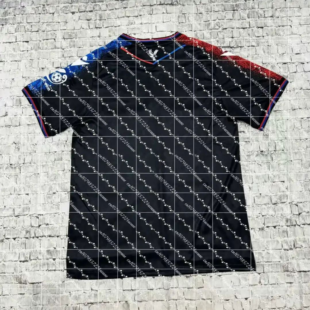 

Сезон 24-25, футбольная майка Crystal Palace, футбольная майка с короткими рукавами и короткими рукавами, комплект команды, футбольная тренировочная майка, мужская, детская
