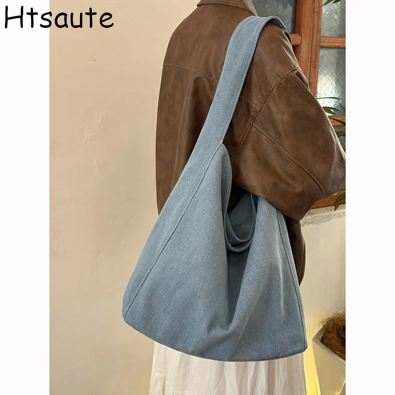 

Denim Cloth Women's Shopper bags Stylish Tote Bag-Durable Casual Hot Sales Large Capacity Perfect for Daily Use