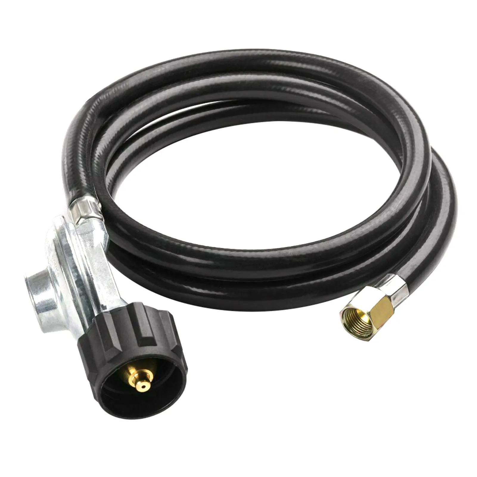 5ft Hose Propane Regulator Propane  Extension Hose Regulator Gas BBQ Grill Heater LP Line Fire Pit Low BBQ Propane Regulator