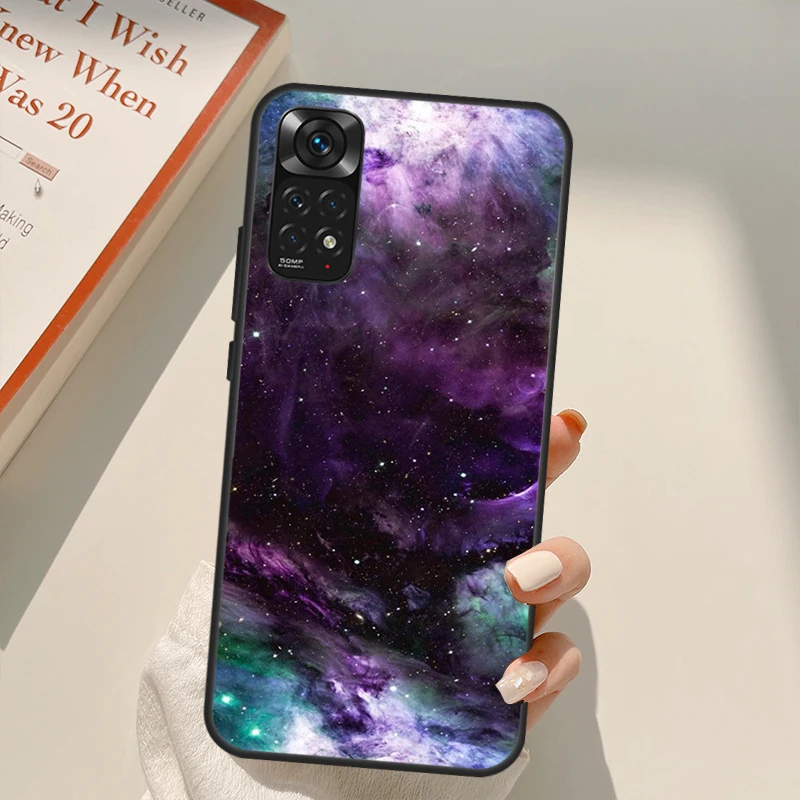 Space For Galaxy Universe Case For Xiaomi Redmi Note 11 10 9 8 Pro Note 11S 10S 9S 8T K50 K40 9A 9C 10A 10C Cover
