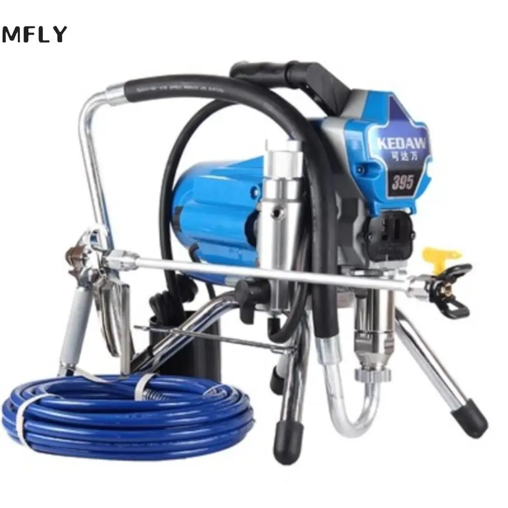 3000W Electric High Pressure Airless Spraying Machine Internal-feed Painting Tool Airless Spray Gun 495/395 3L Large Flow