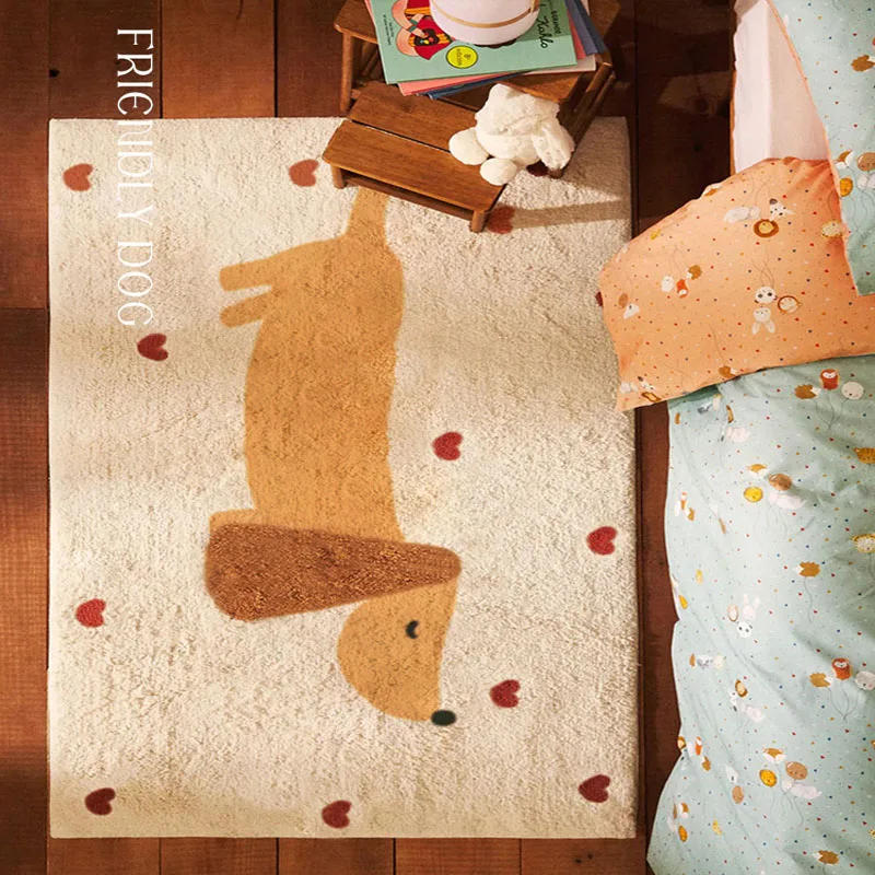 Plush Carpet Living Room Cartoon Children's Game Thickening Soft Mat Children's Room Decoration Bedside Large Area Crawling Rugs