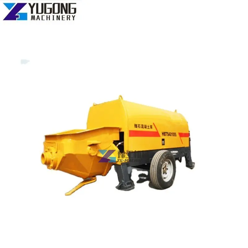 China Supplier Electric Type Delivery Pump Cylinder Concrete Pump Concrete Screw Cement Peristaltic Mortar Grout Pump