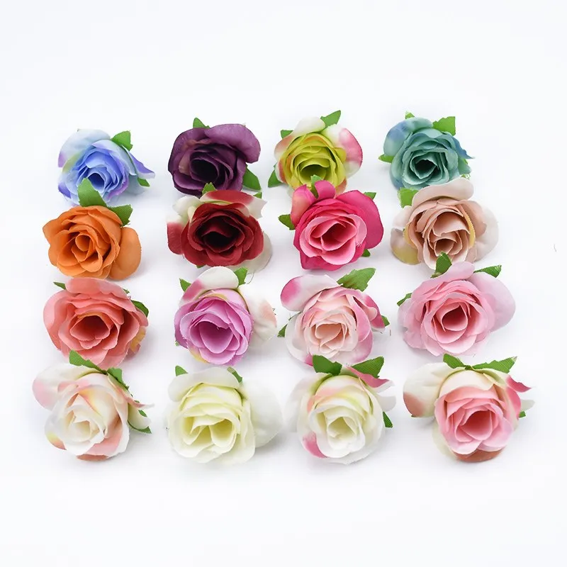 20 stücke Künstliche Pflanzen Dekorative Blumen Brosche Braut Handgelenk Diy Weihnachten Dekorationen für Haus Billig Künstliche Blumen – Detail 6