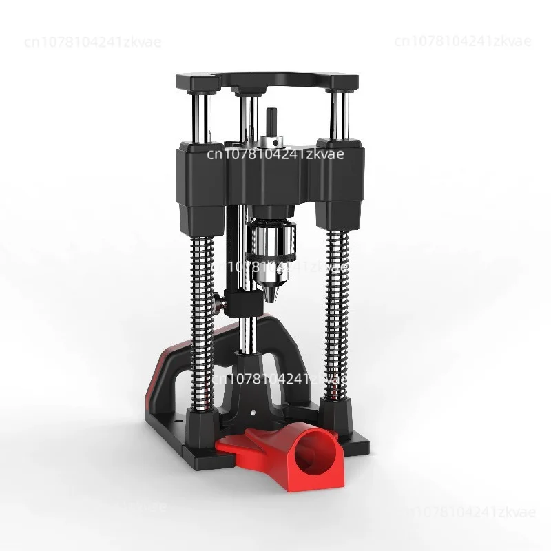 Aluminum alloy drill stand for wood and metal  multi-angle drilling guide with scale