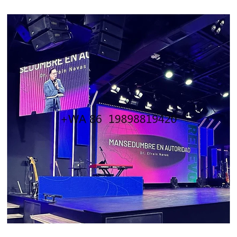 

Customizable High Quality Full Color Indoor P3.91 Rental LED Screen Easy Installation LED Video Wall Stage Background Screen