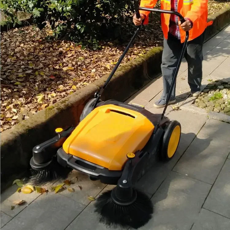 Road industrial floor cleaning electric vacuum lawn sweeper manual - Image 3