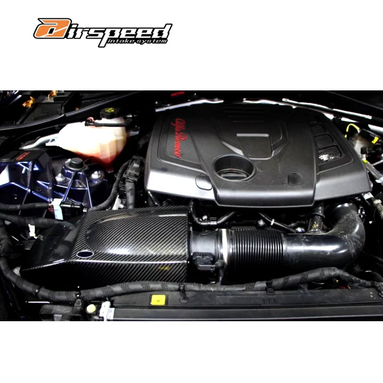

Airspeed Brand High Quality 3K Twill Carbon Fiber Air Intake System Auto Parts for Giulia 2.0T Air Intake System
