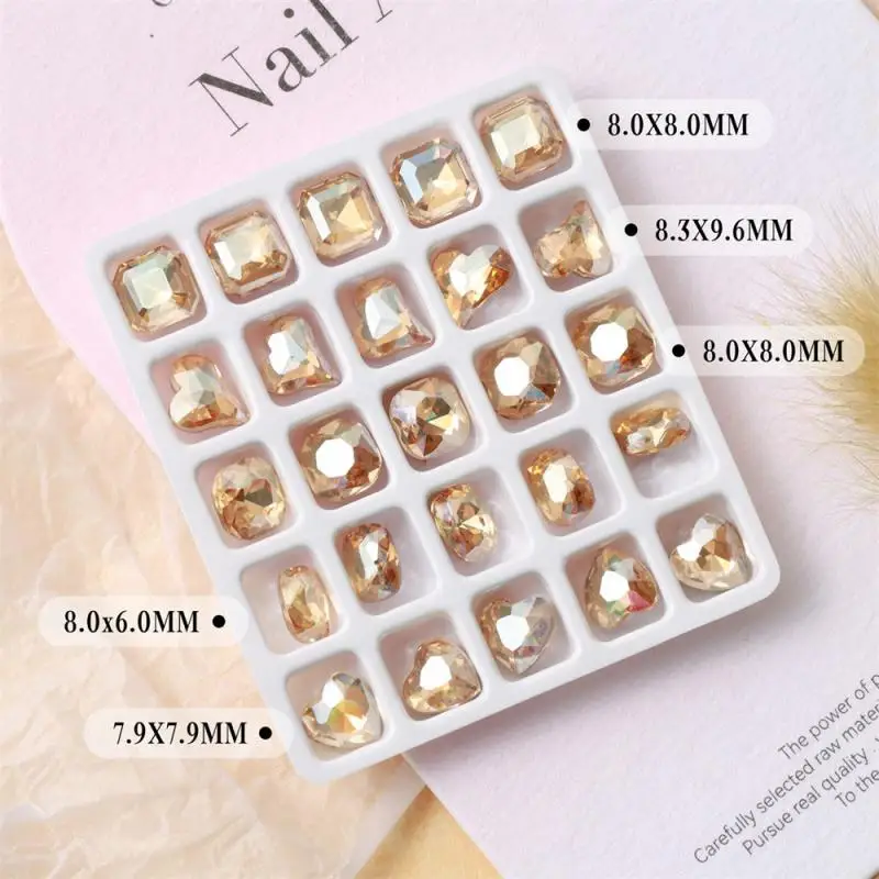 2/3/4SETS Fang Bai Drill Waterproof Comfortable Water Drop Drill Nail Decorations Nail Art Accessories Styling Fashion