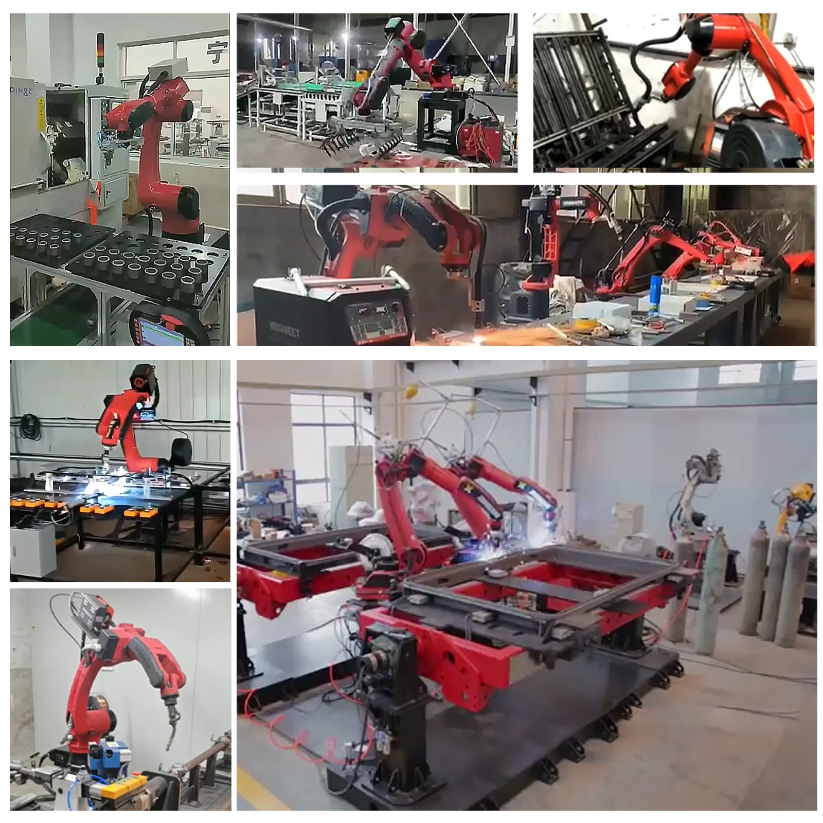 Six Axis Industrial Robot Arm Laser Fiber Laser Welding Machines Laser Welder Robot For Metal Welding