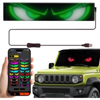LED Car Sign Programmable LED Matrix Panel Flexible Screen Display Animation Message APP Control for Cars Shop Party Festival
