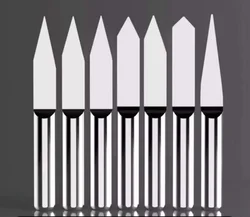 3.175mm 10-90 Degree 0.1-2mm CED Wood PMMA Engrave Carving Flat Bottom Knife Milling Cutter Bits CNC