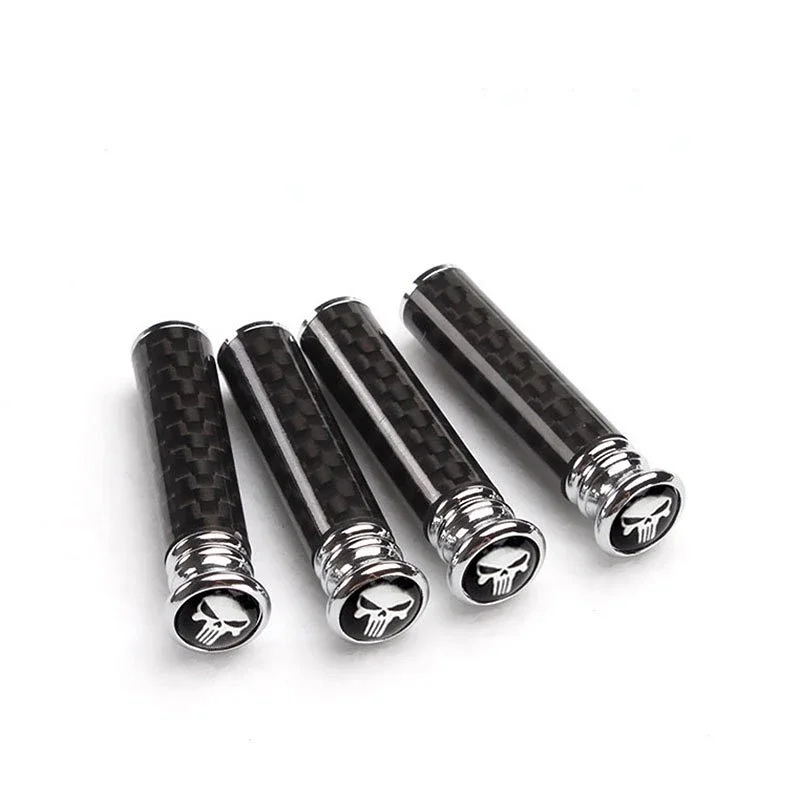 Carbon Fiber Car Alloy Door Lock Pins Lock Pin Screw Knob Car Door Safety Lock Button Base Locking Knob