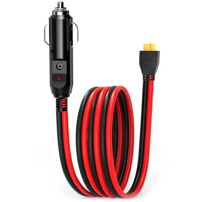 Câble XT60 femelle vers allume-cigare de voiture 6m 3m 2m pour EcoFlow Allpowers Anker Bluetti Oukitel etc. Générateur de centrale électrique