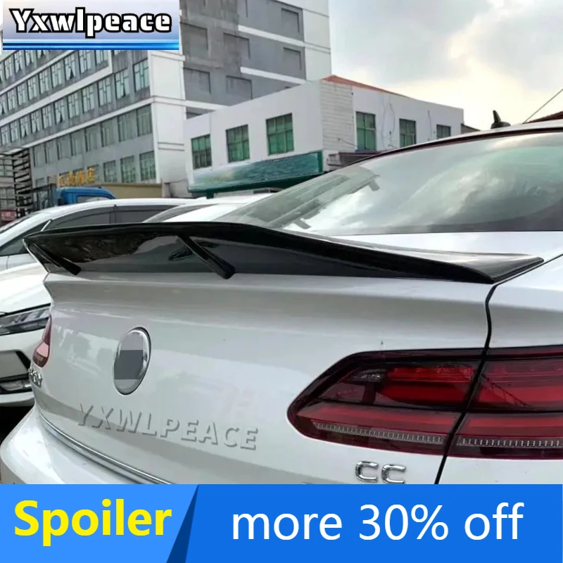 

R Style Carbon Fiber Rear Trunk Lip Spoiler Car Accessories for Volkswagen ARTEON CC 2019 2020 2021