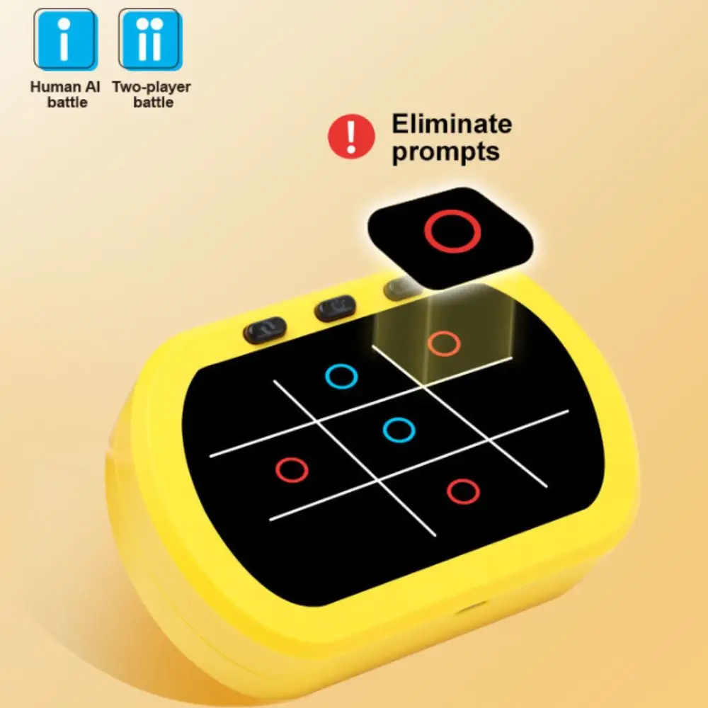 5-in-1 TIC-TAC-TOE Whack-a-Mole Battle Handheld Bolt Game Educational Thinking Exercise Puzzle Table Game Indoor Party