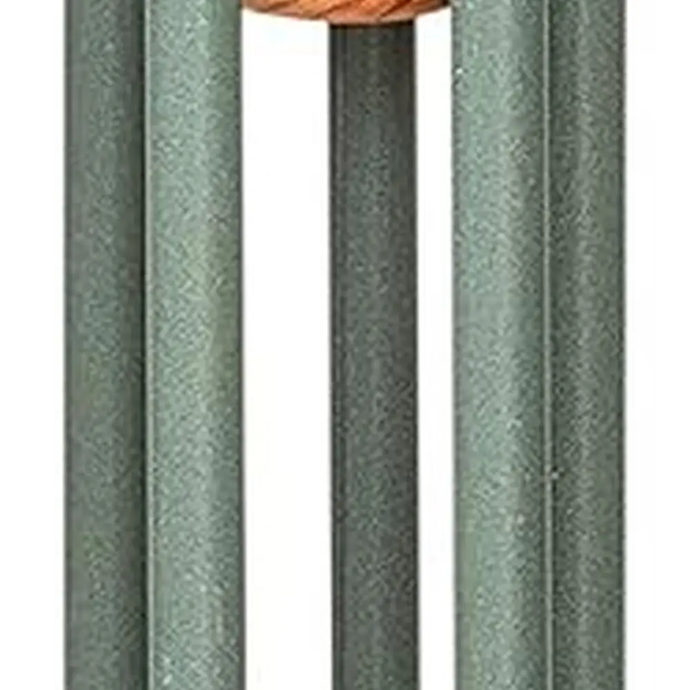 

60-дюймовый колокольчик из красного дерева с индивидуальной настройкой лесного зеленого цвета для патио, заднего двора, сада и наружного декора. Сделано в США.