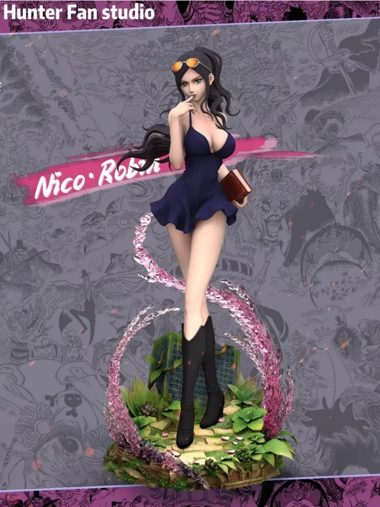 34cm One Piece Anime Figure Nico Robin Miss Allsunday Figurine Action Figure Pvc Gk Collection Statue Model Ornament Toys Gift