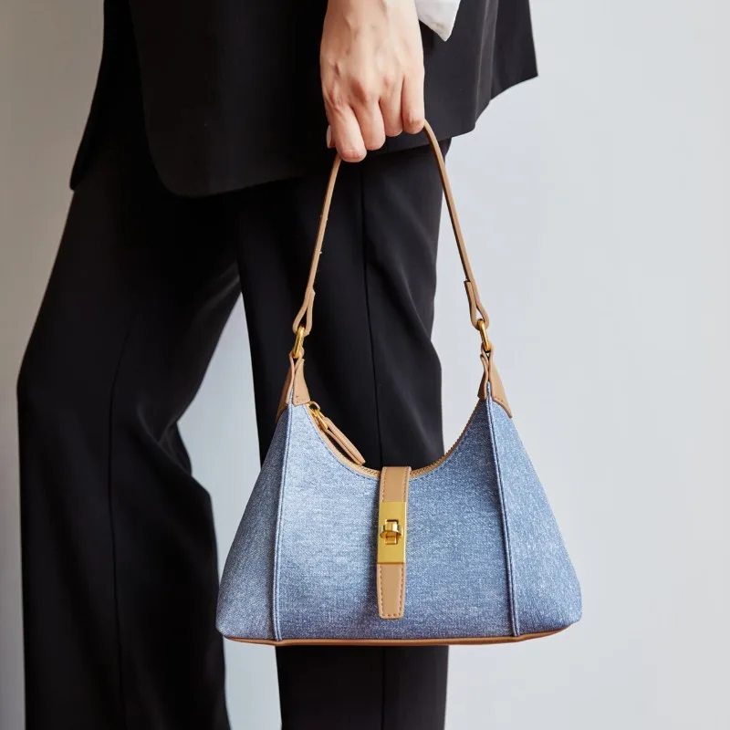 

Fashionable Leather Tote Bag For Women Luxury Handbag Crossbody Convertible Shoulder Strap Famous Designer Elegant Ladies