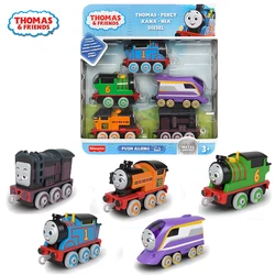 Original Thomas and Friends Teamwork Trackmaster Multi-role Combo Set Alloy Model Car Trains Toys for Children Diecast Gift Box