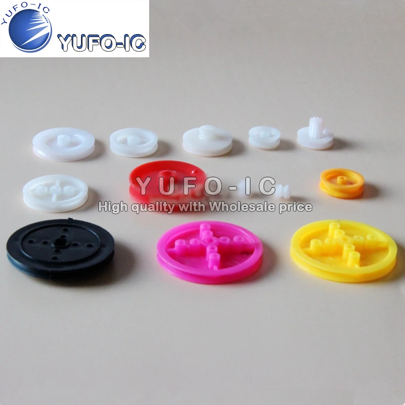 Plastic Belt Wheel Group (13 kinds) DIY Technology Handmade Adult Toy Model Wheel Plastic Belt Wheel