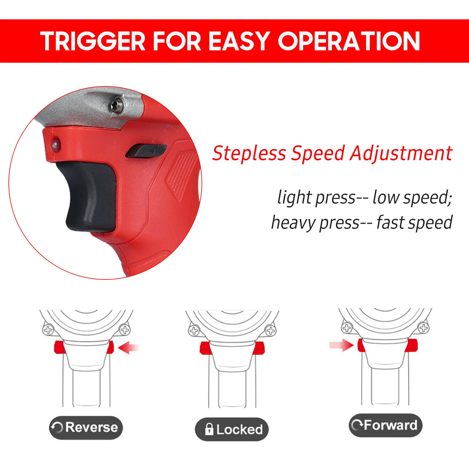 مفتاح ربط بدون فرش لاسلكي 21 فولت، ظرف 1/2 بوصة 320N. طقم مفاتيح ربط كهربائية محمولة بقدرة 1980 وات، مفك براغي كهربائي متغير السرعة