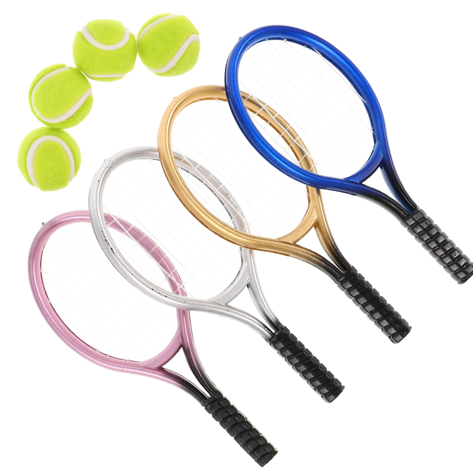 

1 Set Mini Tennis Keychain Charm Creative Sports Theme Accessories For Jewelry Making Diy Earrings Pendant Tennis Racket Dangle