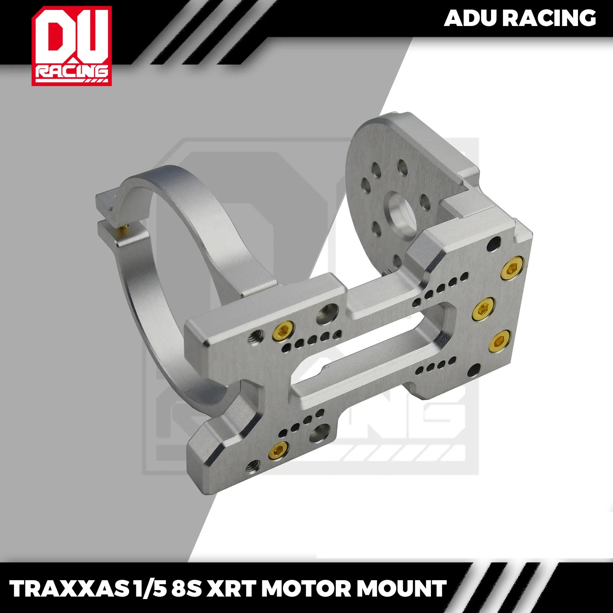 ADU RACING 7075-T6 ALU TAIL HOOP 1/5 XRT motor mount for HOBBYWING CASTLE 56  2028 motor with stock pin set