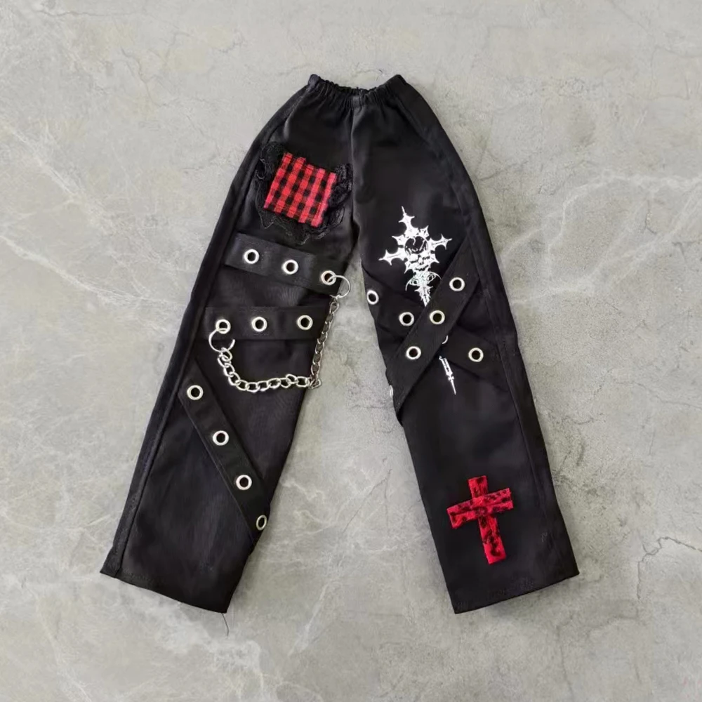 1/4 poppenkleding pak voor 45cm Bjd pop aankleden uitgehold dunne top, broek speelhuis casual pak pop accessoires, geen pop