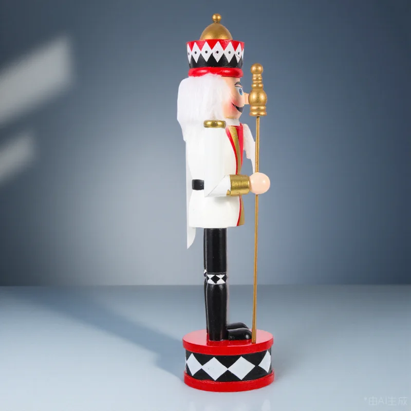 

St Nutcracker Christmas Festival Nutcracker Decor Blue Wooden Craft naments Holiday Xmas Soldier Figures Indoor Desktop