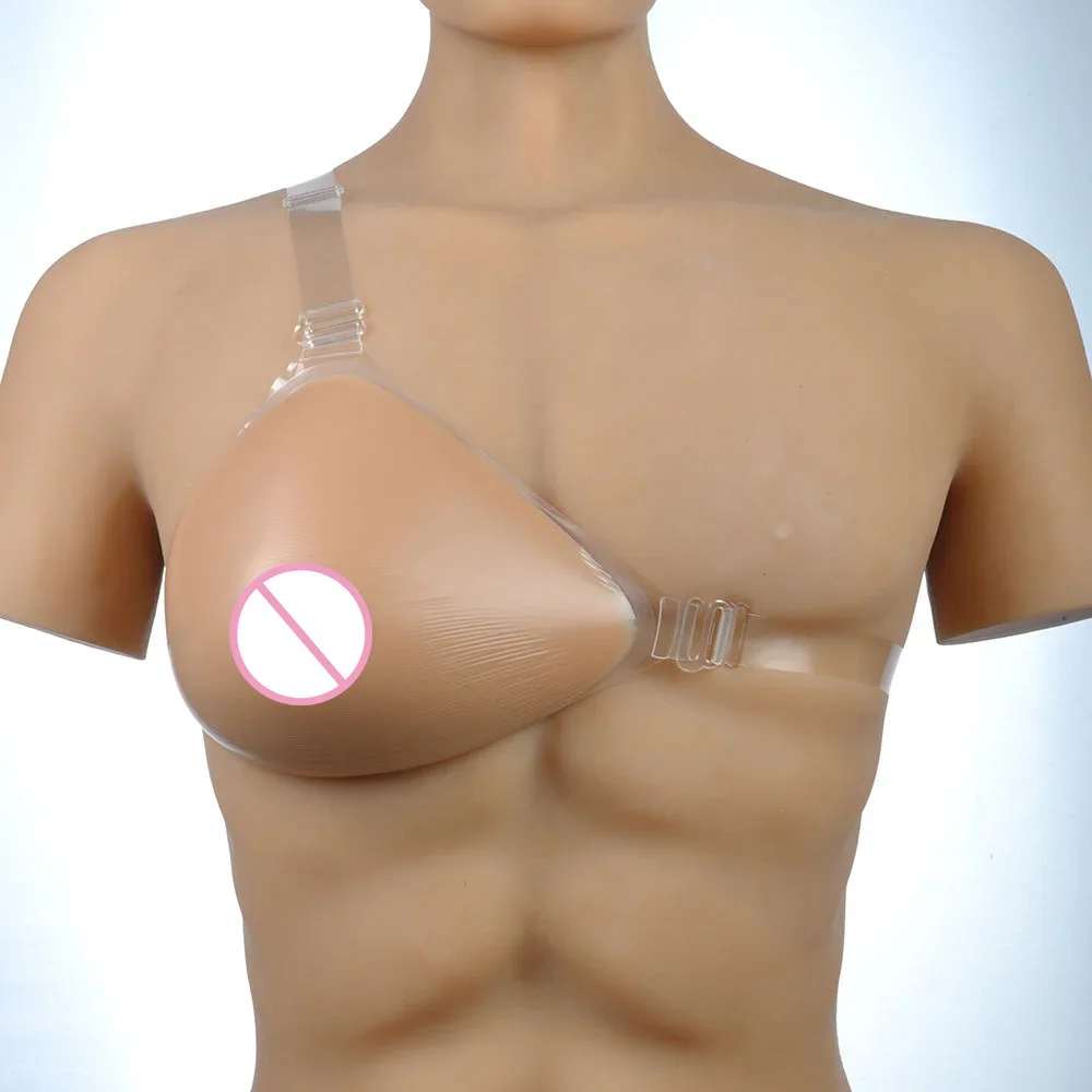 Silicone Shoulder Strap Breast Prosthesis Fake Boobs Lifelike Breast Pad for Mastectomy Bra Women Breast Cancer or Enhancer