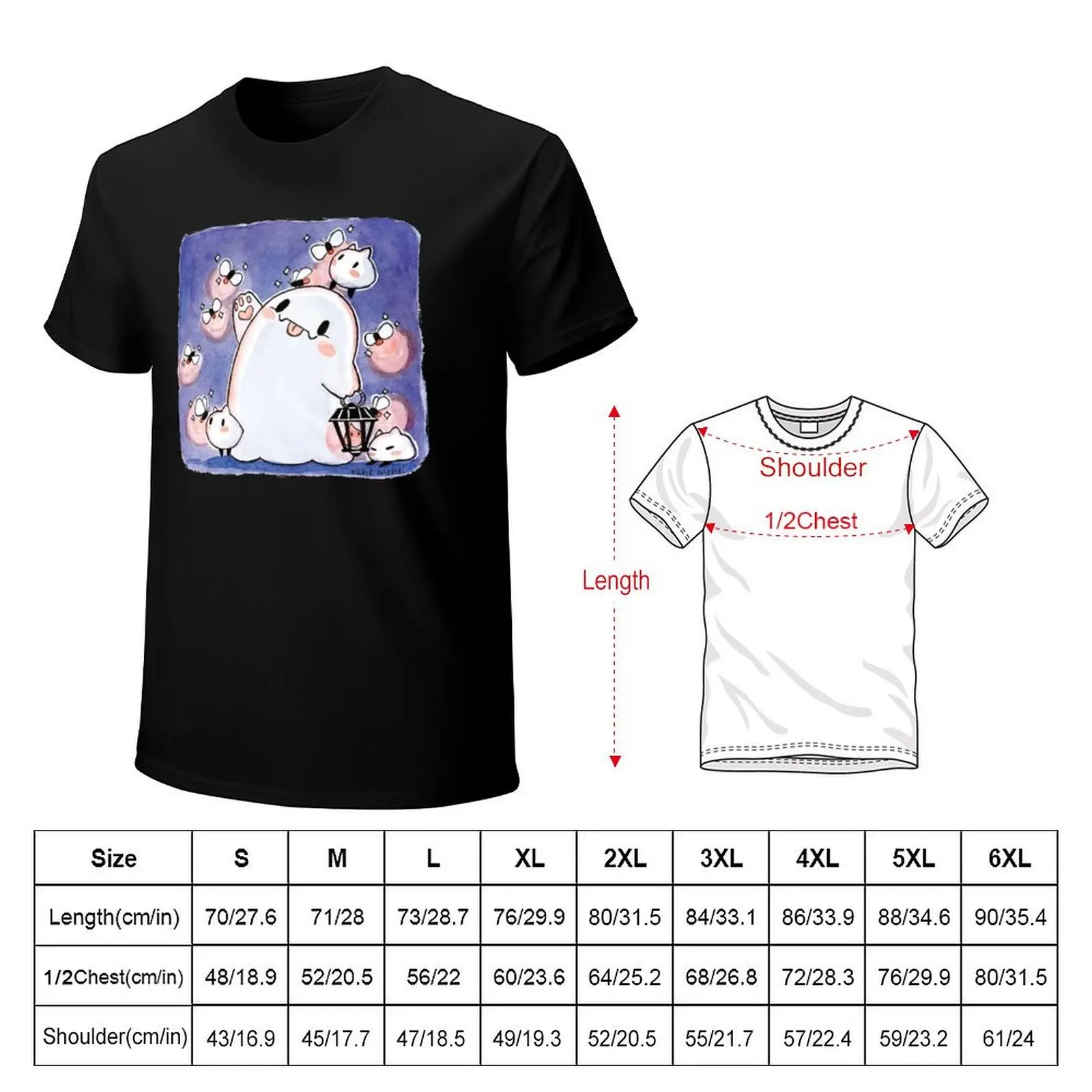 I’m just a little ghost mesmerized by the magical light of the fireflies. T-Shirt man t shirt designer T-Shirt