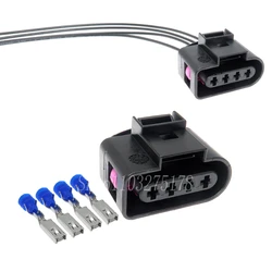 1 Set 4 Pin 4B0973724 F371800A 4B0 973 724 Car Ignition Coil Harness Plug for VW Audi Automotive Wire Cable Connector