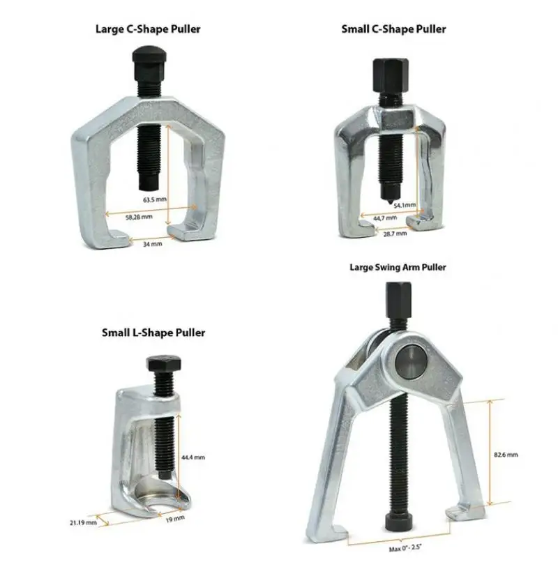 Herramienta de eliminación de cabeza de bola multifunción, extractor de cabeza de bola de coche, varilla de amarre de brazo inferior, extractor de cabeza de bola