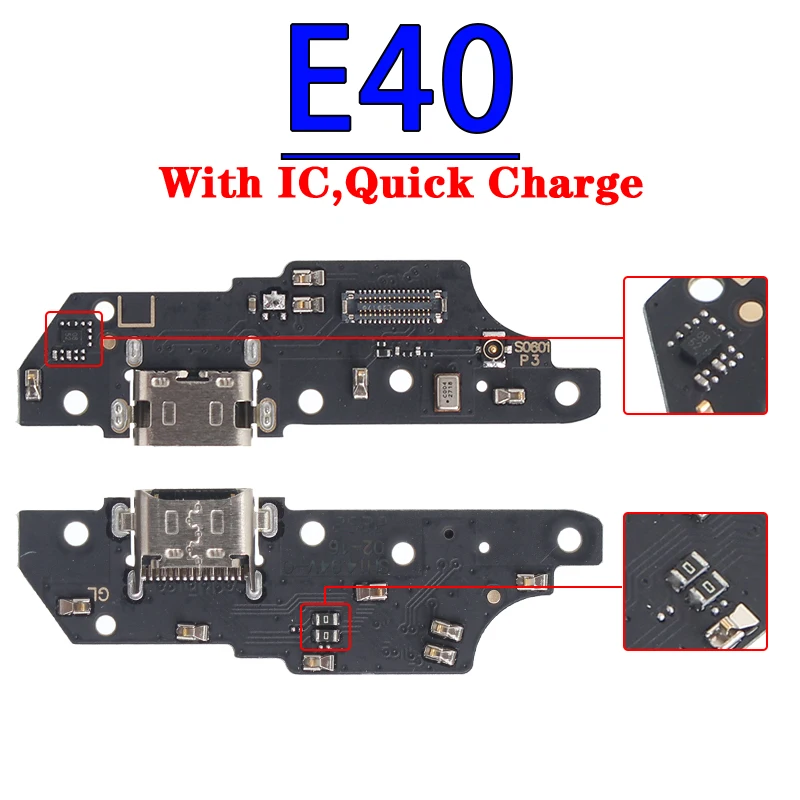 Usb Dock Charger Connector for Motorola Moto E13 E 2020 E20 E30 E40 E22 E22i E32 E32S Charging Board Module Flex Ports