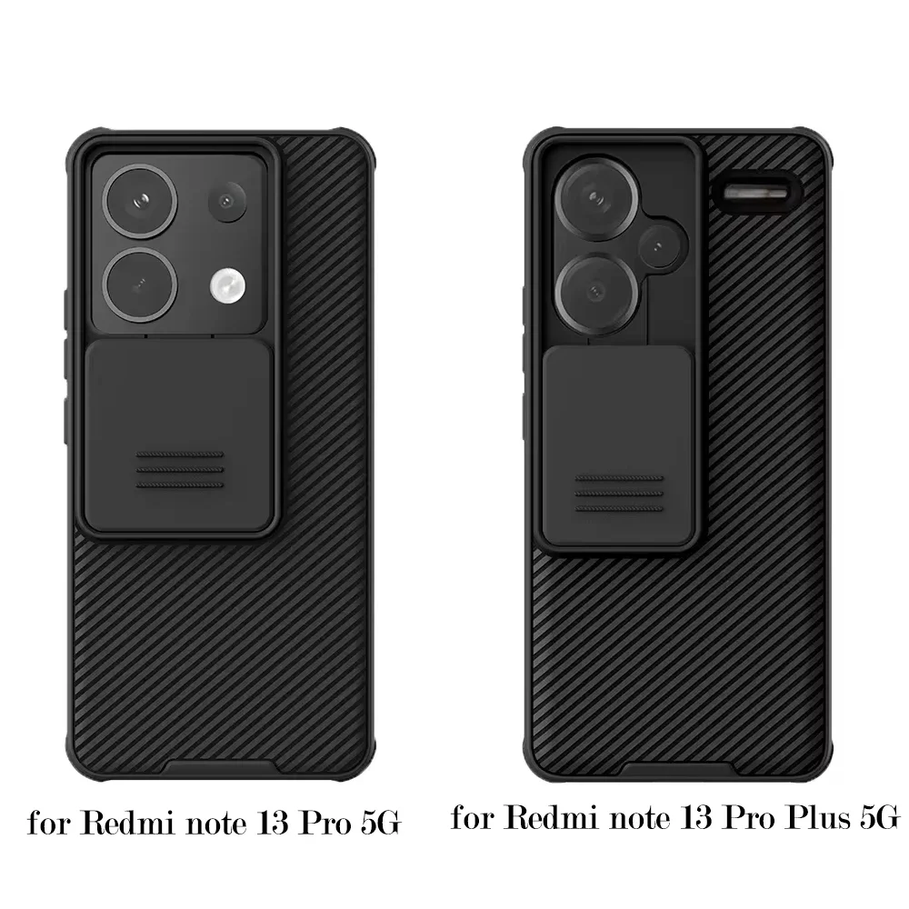 Nillkin for Xiaomi Redmi Note 13 Pro Plus 5G Note 13 Pro 5G Case Slide Camera Protection Lens Cover (Not suitable for 4G)