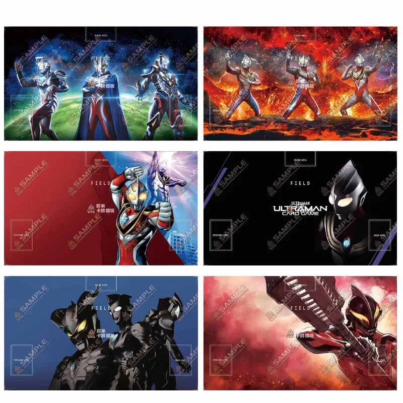 

Коллекционная карточная игра Ultraman серии 600x350 мм, игровой коврик Ultraman TIGA Ultraman Zero, 2 мм, резиновый коврик для настольной игры с прошитыми краями
