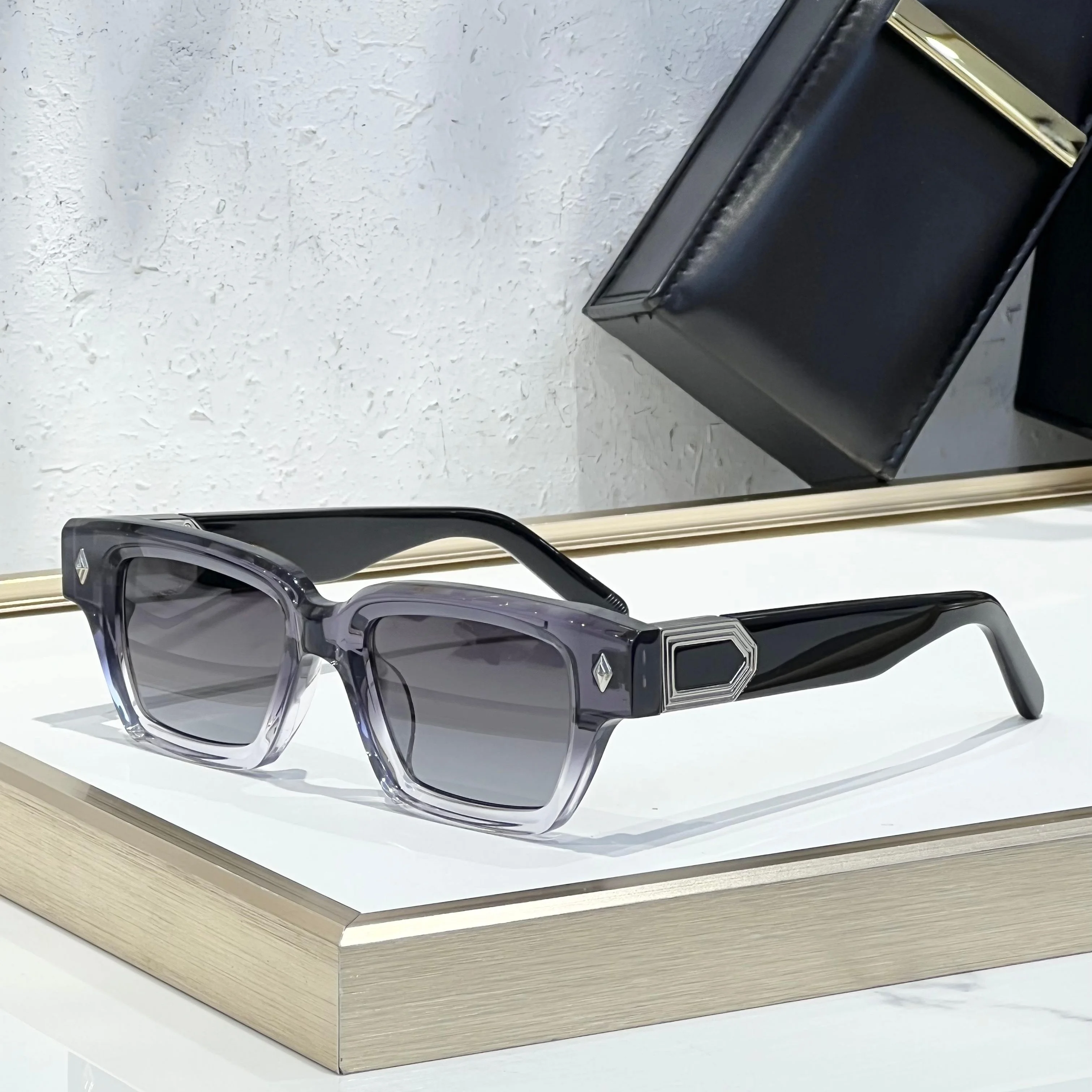 

Квадратные новые брендовые дизайнерские мужские солнцезащитные очки Project 03, ацетатные популярные солнцезащитные очки JOHN, женские солнцезащитные очки для отдыха на открытом воздухе gafas de sol hombre