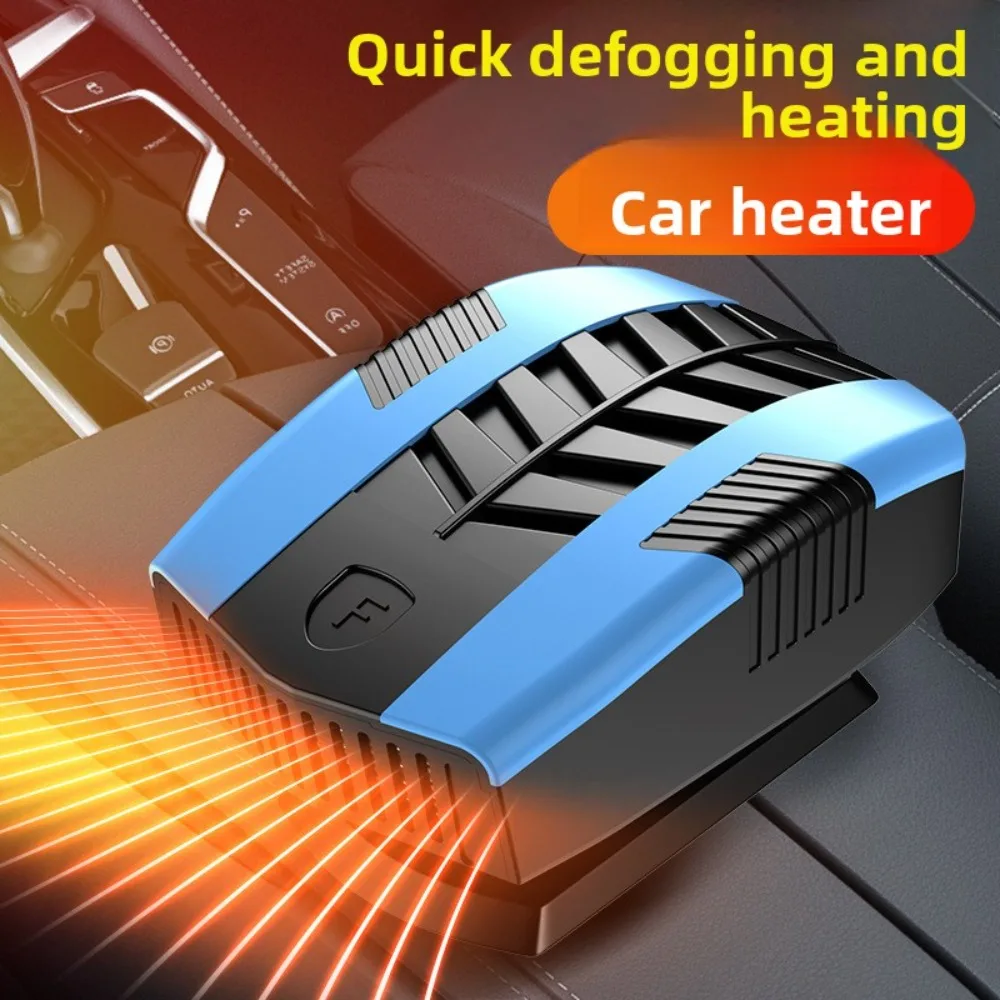 Aquecedor de carro, descongelador automático, 12v, aquecimento rápido, elétrico, portátil, rotação de 360 graus, para rv, caminhão, automóvel, 1 peça
