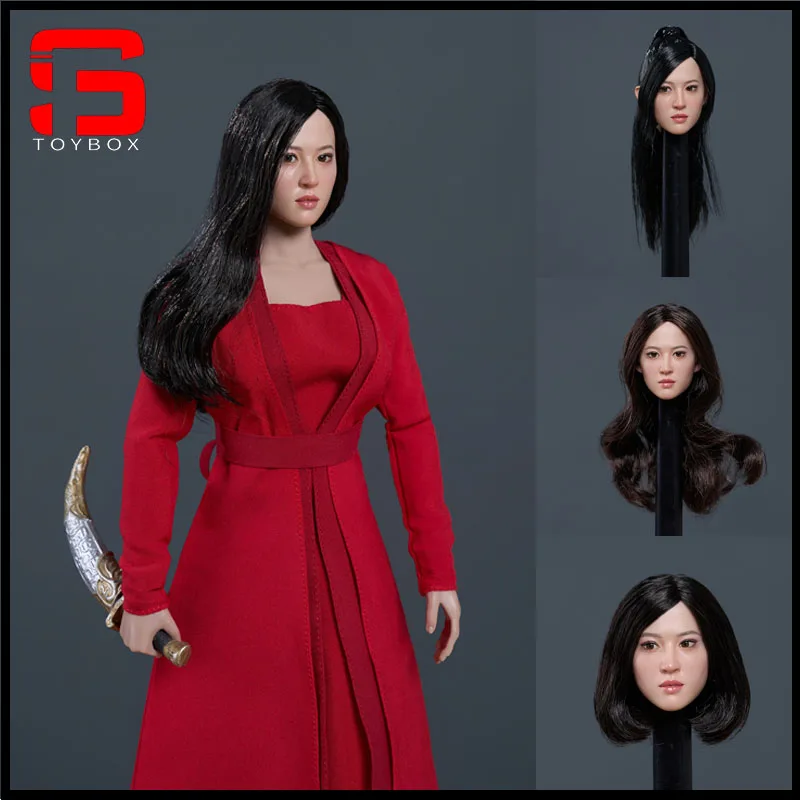 

В наличии Z6TOYS Z007 1/6 Sister-Little Dragon Girl, древняя красота, движение глаз, голова для 12-дюймовой женской экшн-фигурки