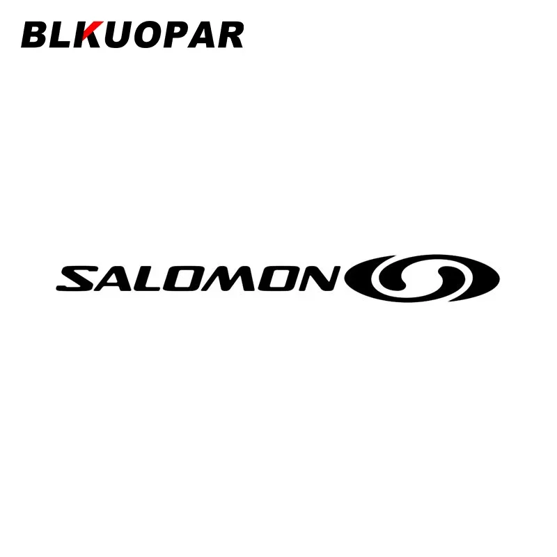 BLKUOPAR Salomon Car Sticker Original Occlusion Scratch Decal Laser Waterproof Refrigerator Window Air Conditioner Decor