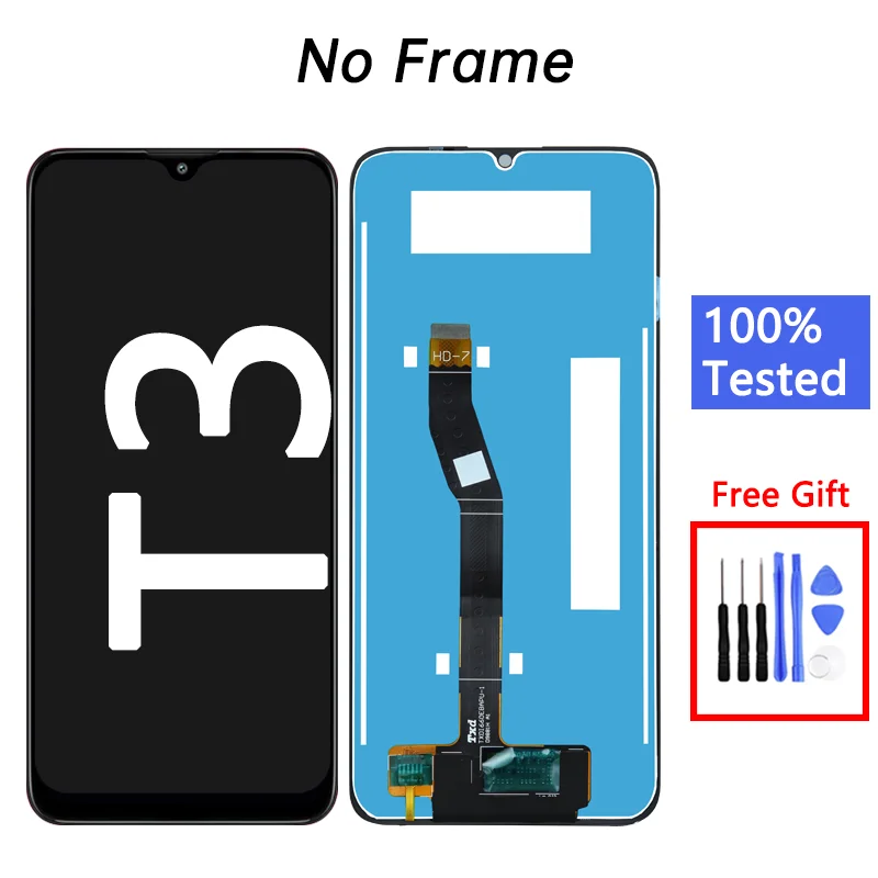 W-V770 Pantalla for wiko T3 screen replacement mobile phone lcds For wiko t3 LCD Display With Touch Screen Digitizer Assembly